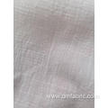 100% cotton woven slub textured crepe fabric